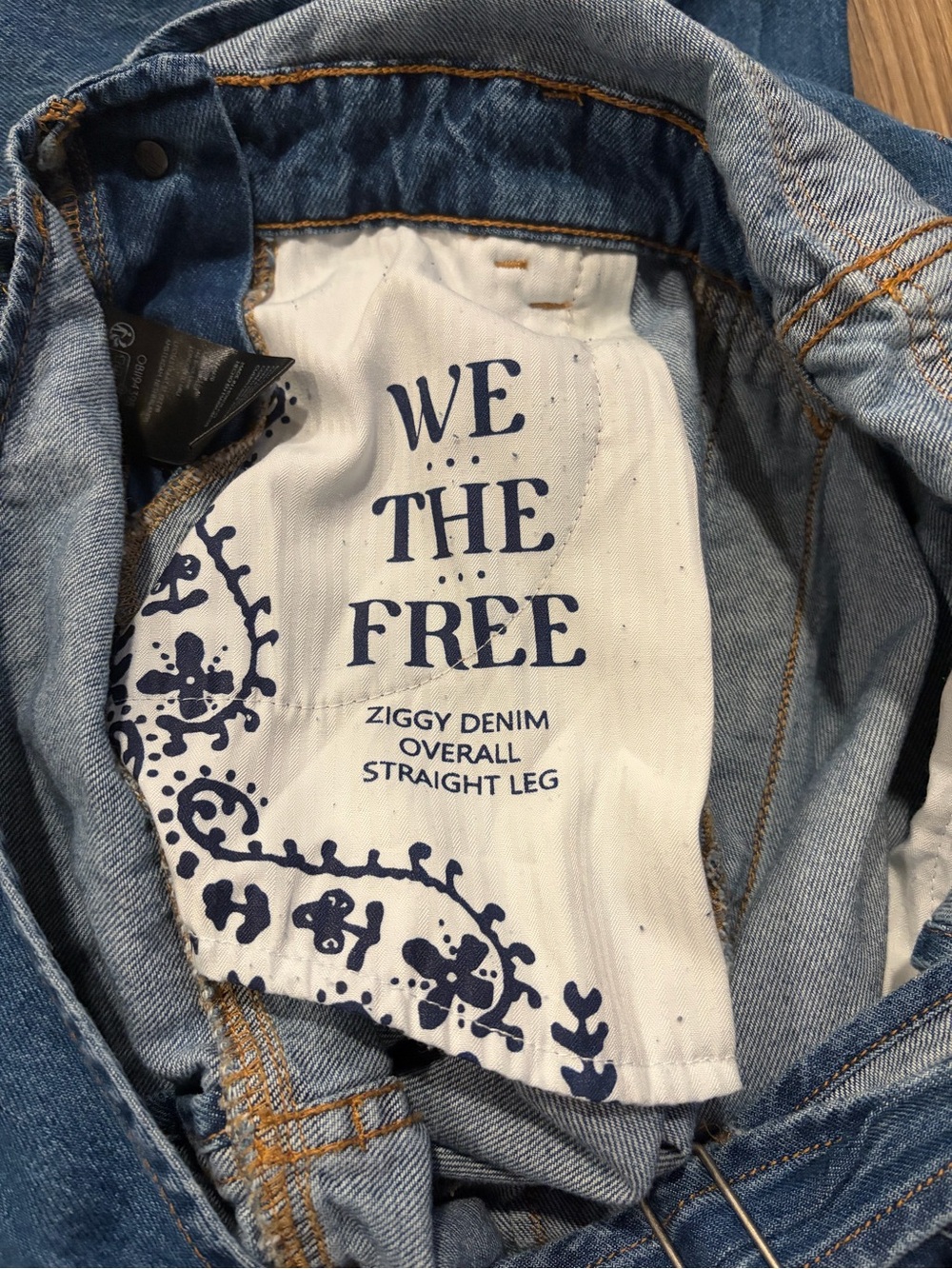 We the Free Ziggy Cotton Denim Overalls in XL - Picture 6 of 14